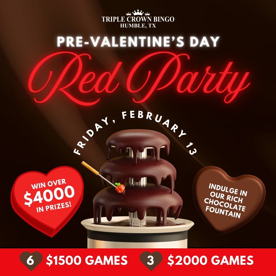 PRE VALENTINE'S DAY Red Party