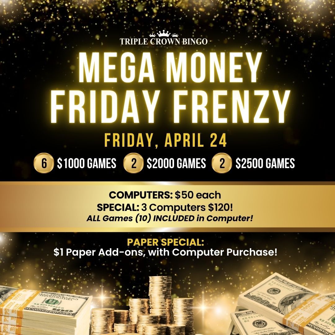 MEGA MONEY FRIDAY FRENZY